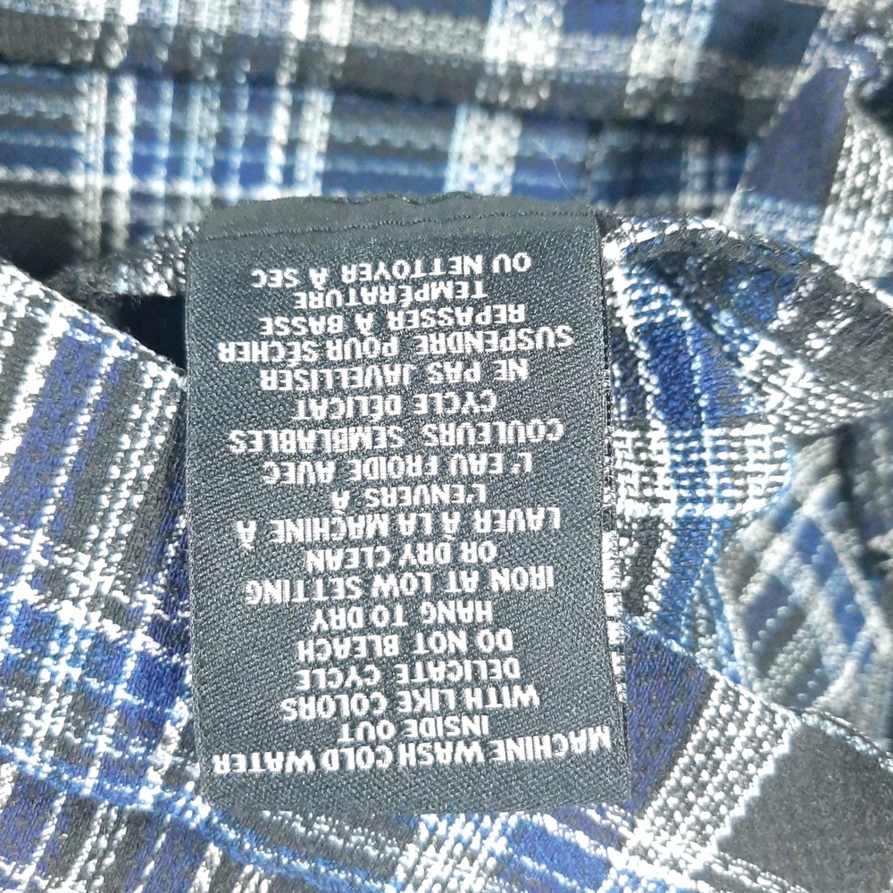 Jules & Leopold Blue Black Plaid Straight Leg Pull On Stretch Dress Pants Small - Picture 9 of 9